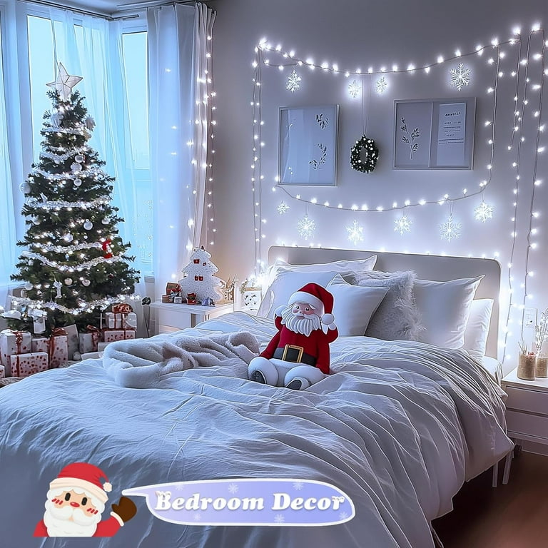 JMEXSUSS 500 LED Twinkle Strand Lights, 173ft 8 Modes, Waterproof