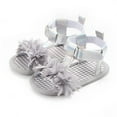 thumbnail image 5 of Ierhent Baby Jelly Sandals Girls And Toddler Girls Flat Sandals Gray,13, 5 of 8