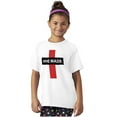 thumbnail image 4 of He Made Me Christian Jesus Christ Crewneck T Shirts Boy Girl Teen Brisco Brands XS, 4 of 6