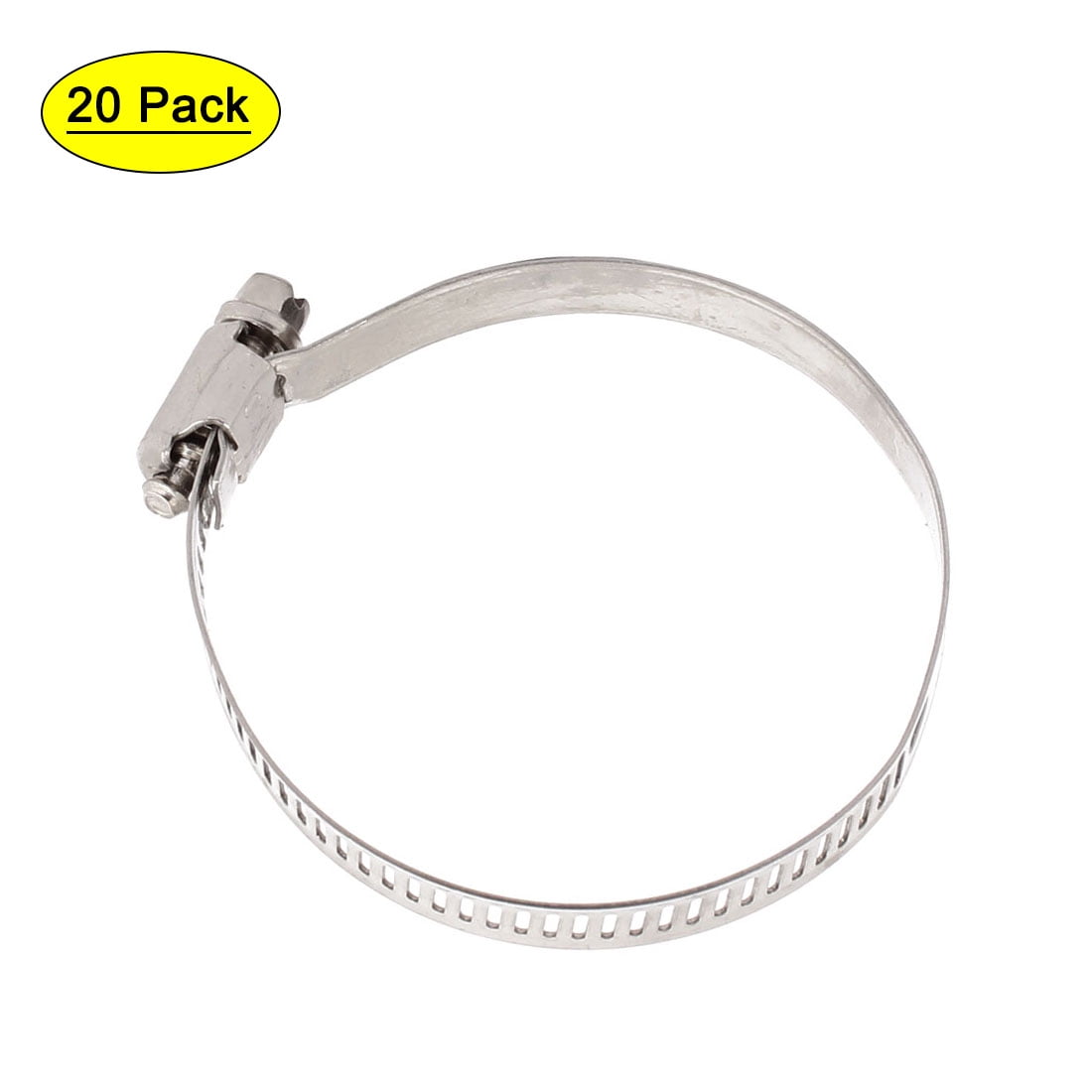 Stainless steel screw worm gear hose clamp safety end caps guards by CLAMP-AID