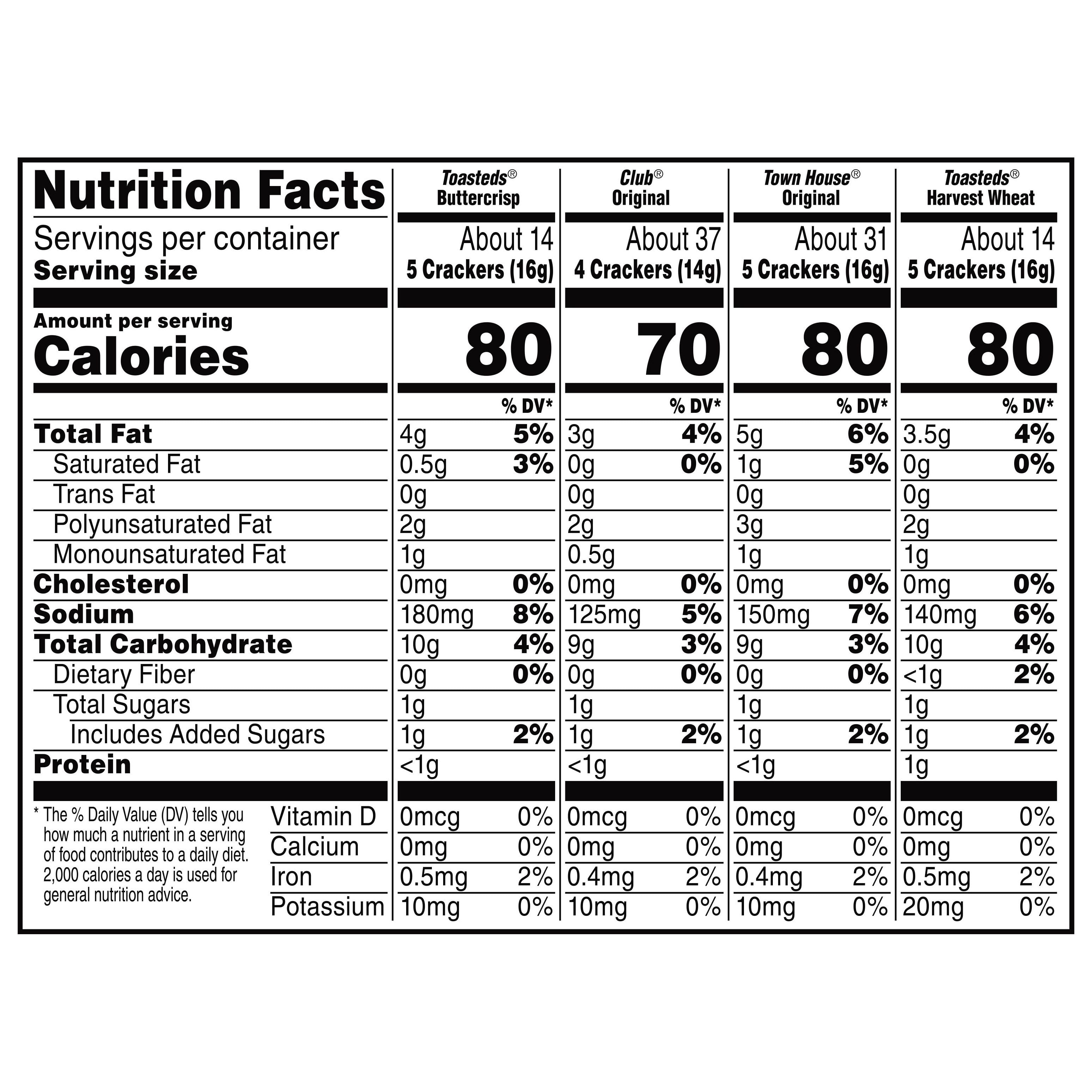 Keebler Mixed Cracker Brands 4 Flavors 52oz