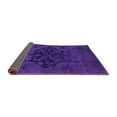 thumbnail image 2 of Ahgly Company Indoor Rectangle Abstract Purple Modern Area Rugs, 7' x 10', 2 of 4