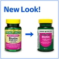 thumbnail image 3 of (3 pack) Spring Valley Extra Strength Biotin Plus Keratin Dietary Supplement Tablets for Hair/Skin/Nail Health, 10,000 mcg, 60 Count, 3 of 12