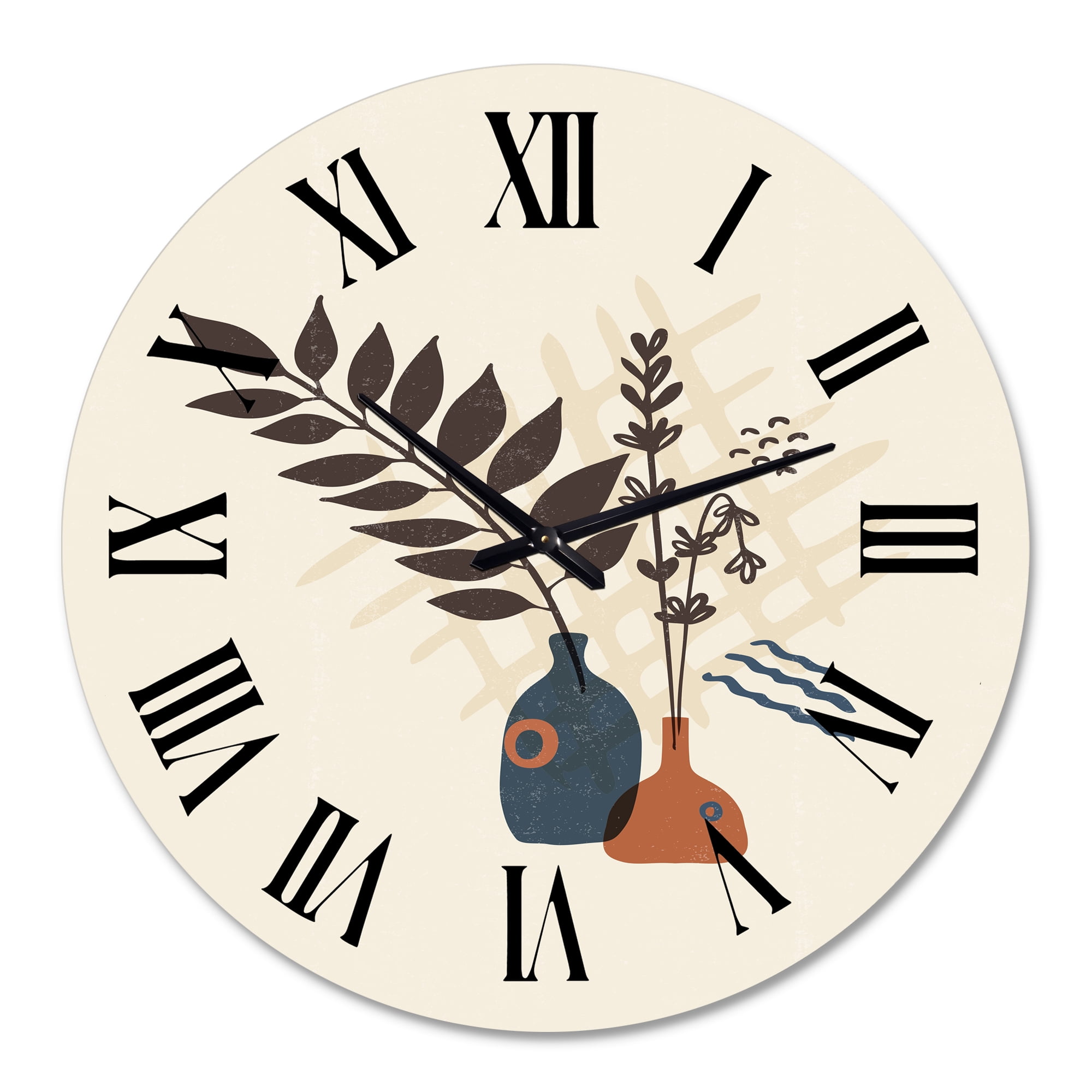 Designart 1 in Modern,Contemporary Wall Clock