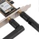 thumbnail image 2 of MT7925 Network Card 5400Mbps 2.4G 5G 6G Tri Band Bluetooth 5.3 Support MU MIMO PCIEx1 Wireless Network Card Adapter, 2 of 4