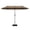 Tan, variant on GVN 13 Feet Double-Sided Patio Twin Table Umbrella with Crank Handle-Beige, Patio Offset Umbrella with Easy Tilt Adjustment, Cantilever Patio Umbrellas, Sunshade Umbrella Canopy