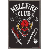 Netflix Stranger Things: Season 4 - Hellfire Club Wall Poster, 22.375" x 34" Framed