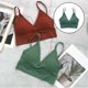 thumbnail image 5 of Top corto Bralette sin aros jinwen Verde Fitness, 5 of 8