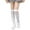 White4, variant on KyCheLot Girls Thigh High Socks Thin Breathable Smooth Cute Stretchy over Knee Stocking Daily Wear