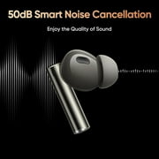 Realme Buds Air6 Pro True Wireless Bluetooth Earbuds, 50dB ANC, Hi-Res Sound, 40H Battery, Titanium Twilight