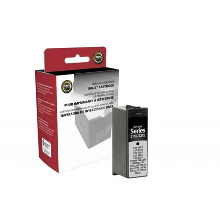 Clover Imaging Remanufactured High Yield Black Cartridge for Dell Series 21XL/22XL