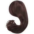 thumbnail image 3 of Women Hair Wigs Ladies Party Daily Natural Wave Dark Brown Side Parting Synthetic None Lace Wigs with Bangs, 3 of 4