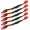 Red, variant on CEORPER CPU Fan Noise Resistor Cable 3Pin Male to Female Connector for PC CPU Fan Speed