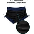 thumbnail image 6 of Alove Womens Solid Plus Size Stretchy Swim Shorts Athletic Boardshorts Swimsuit Bottoms, 6 of 7
