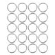 thumbnail image 2 of Anillos Tóricos de Resorte 20 Piezas de Hebillas de Resorte Compactas de Cobre Fuerte de 154 Pulgadas de Diámetro 016 Pulgadas de Espesor Amplia Aplicación Llavero Redondo ANGGREK  Otros, 2 of 8