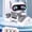White, variant on Rechargeable RC Robot Remote Toy,Intelligent 2.4G Control Robot Toy,Walking Dancing Music Light Toy, Educational Interactive Robot Toy,Hand Eye Coordination Development Toy,USB Charging Robot Toy