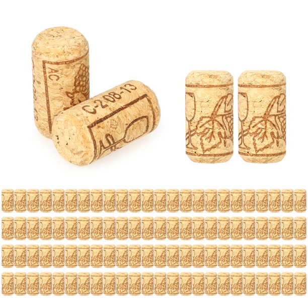 100 unids / set tapón de la botella de vino 40 * 21 mm conjunto de 100 unids tapón de botella de vin Meterk 100 piezas