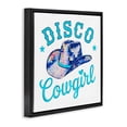 thumbnail image 3 of Stupell Industries Turquoise Disco Cowgirl Quotes and Sayings Painting Black Floater Framed Canvas Art Print Wall Art, 18 x 18, 3 of 9