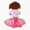 thumbnail image 1 of Vestido para perro, falda de lujo para cachorro, ropa para perro, vestidos de princesa, vestido de fiesta de boda, falda tutú, vestido con lazo de labios rojos para niña perrita JM, 1 of 5