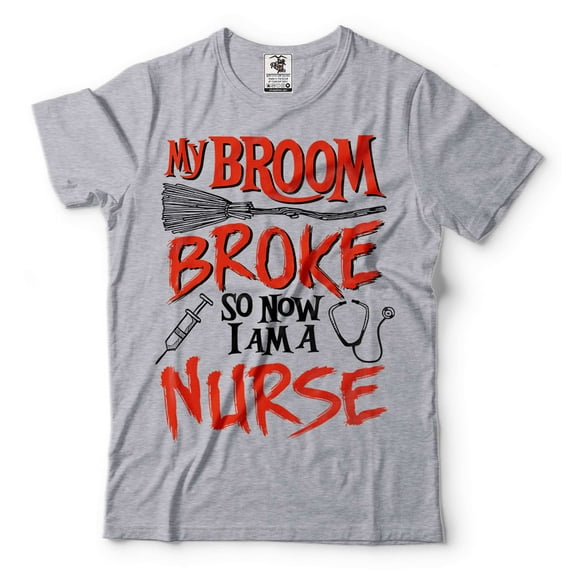 Funny Nurse Halloween Costume Halloween Gifts Nurse Shirt Nurse Costume Halloween Funny Saying Tee