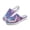 Butterfly Moon Floral Print, variant on Blue Skeleton Print Breathable Mesh Slip On Clogs - Comfortable Lightweight Summer Unisex Walking Shoes