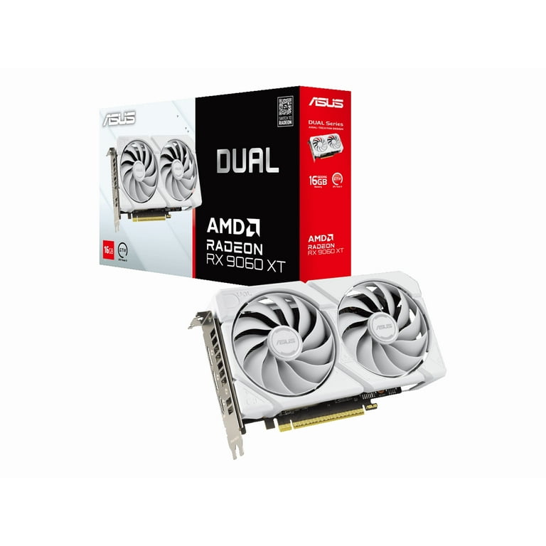 Asus AMD Radeon RX 9060 XT Graphic Card - 16 GB GDDR6 - 7680 x