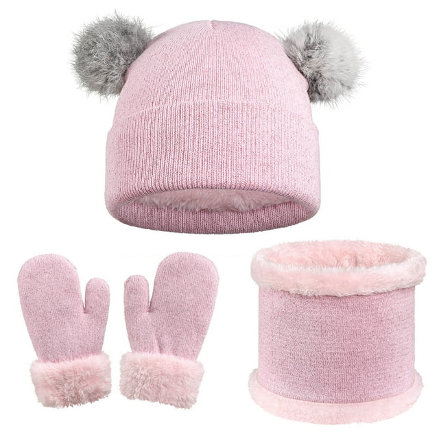 Gants pour Enfants Ensemble d'Hiver Plage Voyage Protection Solaire à la Mode et Confortables