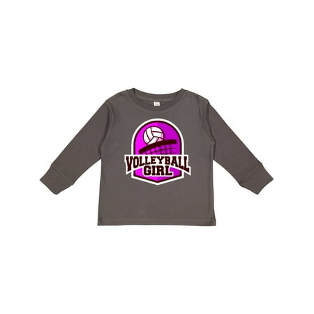 

Inktastic Volleyball Girl Gift Toddler Toddler Girl Long Sleeve T-Shirt