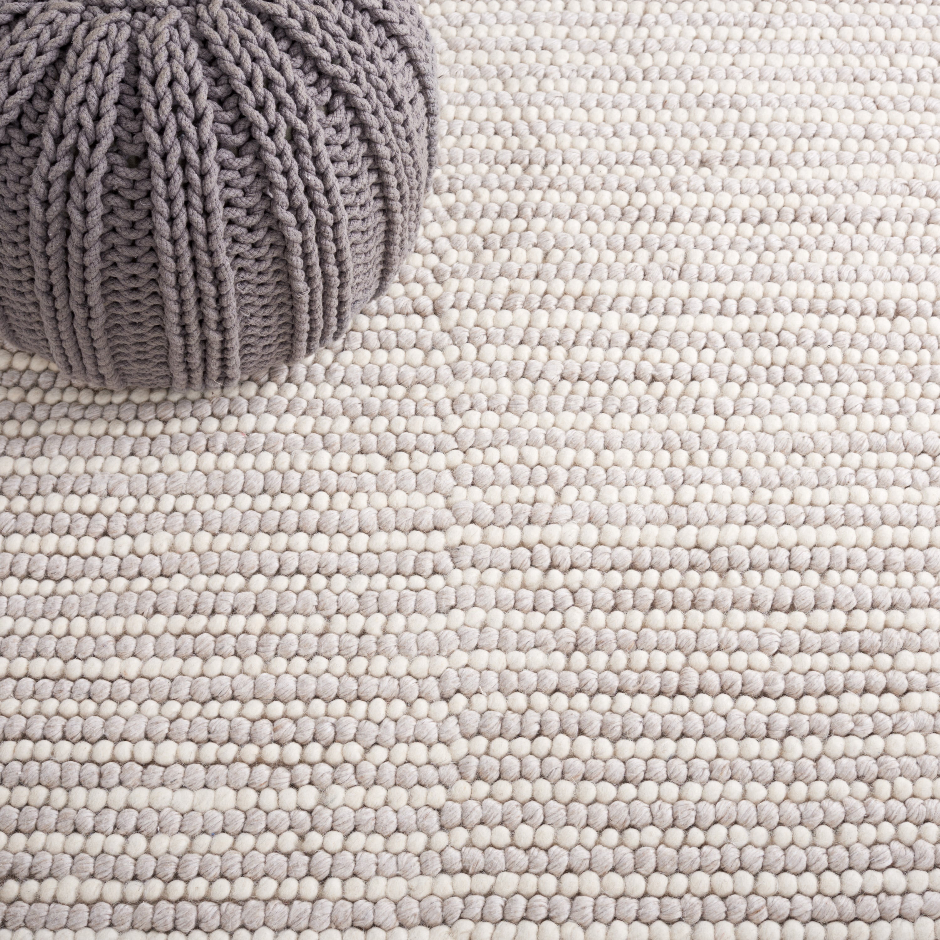 SAFAVIEH Martha Stewart Natura Striped Runner Rug, Ivory/Beige, 2'3" x 9'