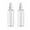B, variant on JoyMoreHome Spray Bottles, Clear Empty Fine Mist Plastic Mini Travel Bottle Set, Small Refillable Liquid Containers