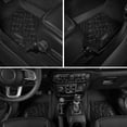 thumbnail image 6 of LASFIT Car Floor Mats for 2018-2022 Jeep Wrangler Unlimited JL 4 Door Only (Not Fit for 4xe), All Weather Mats Floor Liner Set, TPE Material, 6 of 12