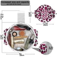 thumbnail image 4 of Leopard Full Print Drawstring Cosmetic & Makeup Bag – Large Portable Makeup Organizer with Inner Zipper Pocket & Mesh Compartment, Travel Toiletry Bag for Women, 4 of 5