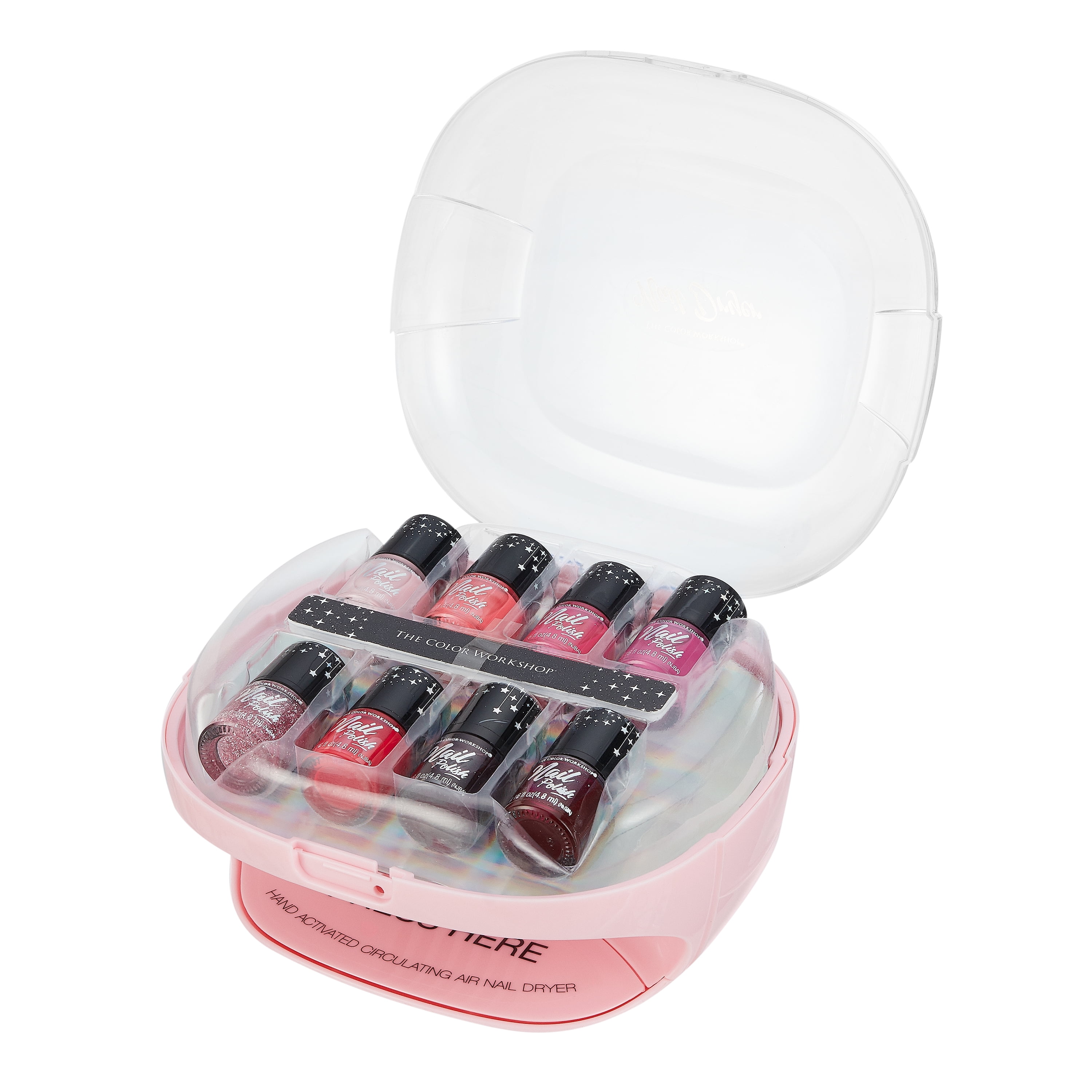 (20 Value) The Color Nail Polish Gift Set with Nail Dryer, 9