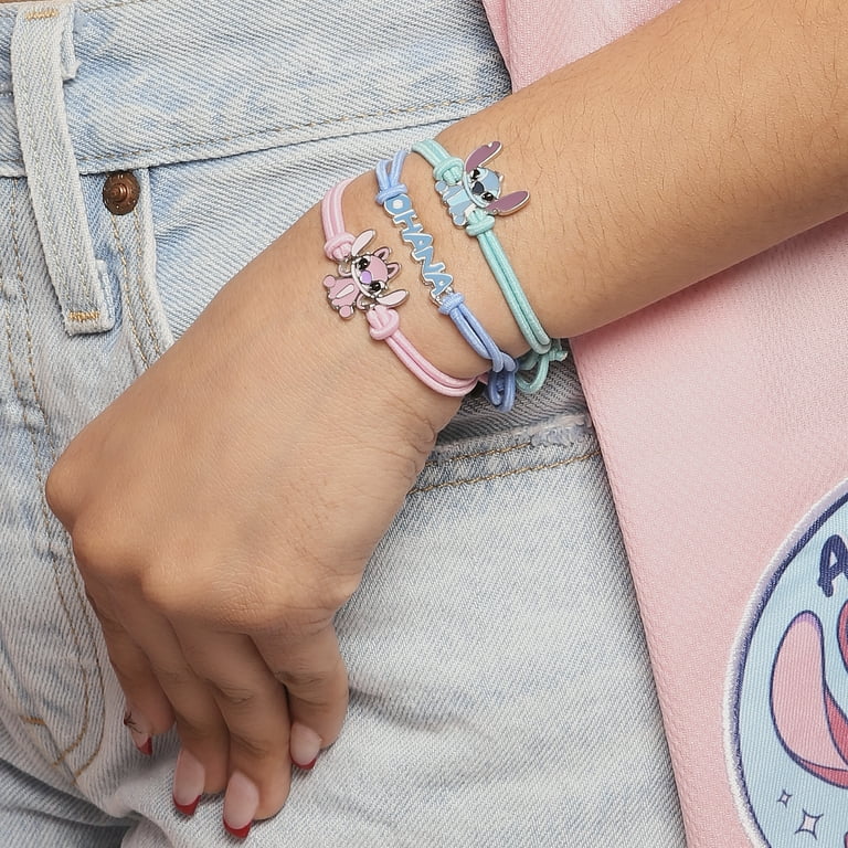 Disney Girls Lilo & Stitch Friendship Bracelet Set of 3 Adjustable