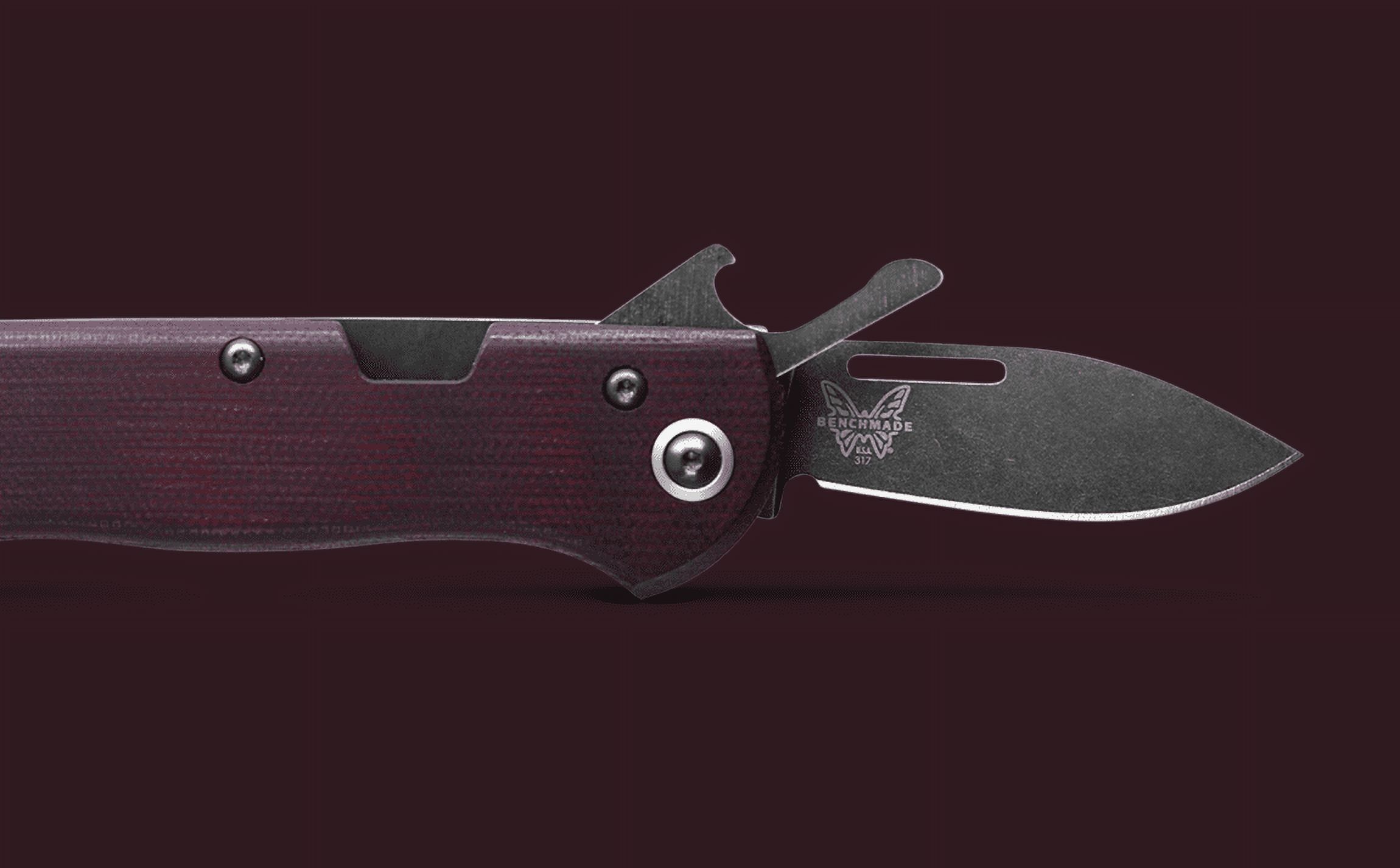Benchmade Weekender Micarta 317BK-02 2.97" Folding Pocket Knife
