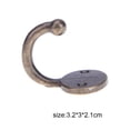 thumbnail image 2 of Perchero antiguo de aleación de Zinc para colgar en la pared, soporte para llaves, colgador de ropa, 10 Uds., 2 of 5