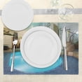 thumbnail image 3 of Ambesonne Pool Place Mats Set of 4, Spa Resort Relaxing, Standard Size, Blue Aqua Beige, 3 of 6
