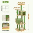 thumbnail image 2 of Cat Tree PAWZ Road Cactus, 158 cm, con 2 condominios y 4 rascadores, 2 of 8
