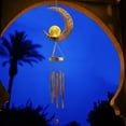thumbnail image 4 of Moon Wind Chime Women Morher's Day Gift Grandma Birthday Gift Solar Garden Moon Gift Outdoor Garden Wind Chimes Solar Moon Mothers Gift Mom Gifts Wome, 4 of 4