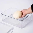 thumbnail image 6 of Ball Proofing Containers Bread Proofing Box Clear 12 x 8inch Baking Accessory Box Pizza Tray for Fridge Kitchen Vegetable, 6 of 8