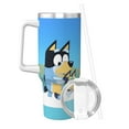 thumbnail image 2 of Silaia Bluey Print 40OZ Ice Bully With Handle,40 oz Insulated Tumbler With Lid And Straw,Stainless Steel Tumblers Cup,Portable for Travel, Gym, Home, and Outdoor Activities, 2 of 8