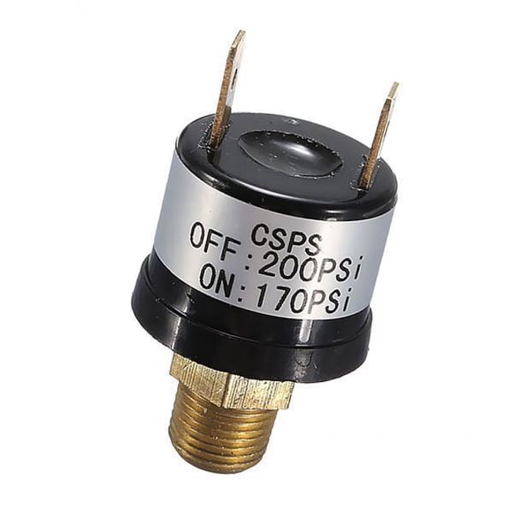 2x Interruptor de de Aire 12v 170 PSI para Compresores de Suspensión Neumática Zulema Interruptor de control de presión de aire