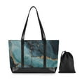 thumbnail image 7 of FORMRS Laptop Tote Bag for Women with 15.6" Computer Compartments Handbag, Black Marble, 7 of 7
