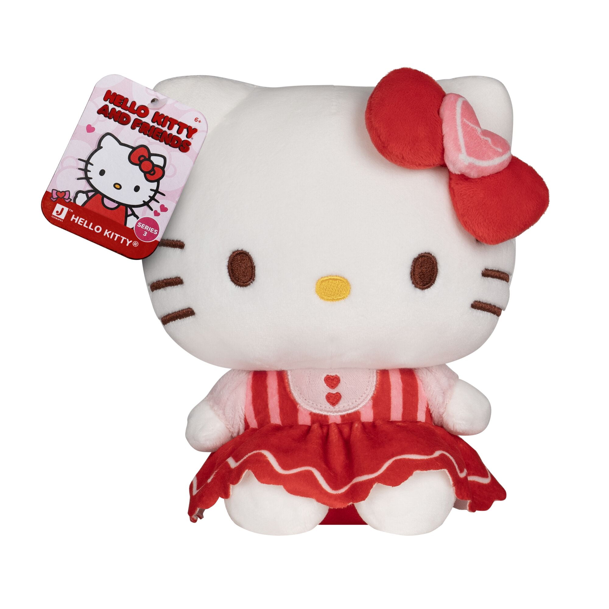 Hello Kitty® and Friends - 8" Hello Kitty® Valentine’s Plush - Officially Licensed Sanrio® Plush