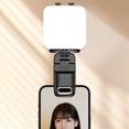 thumbnail image 4 of Mistaha USB Rechargeable Portable Desktop Live Streaming Fill Light Clamp-On D1 Fill Light【200mA Three Color Temperatures Clamp Design】- Black, 4 of 6