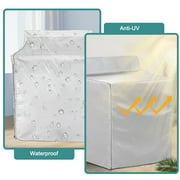 TSV Waterproof Washing Machine Cover, Top & Front Load Washer Dryer Lid Cover, 29x28x43