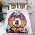 thumbnail image 4 of Hadas Hatchimals Conjunto de sábanas temático, trío de piezas, cómodo y amigable con la piel, diseño único, regalo de decoración para el hogar para familiares, amigos y fans,140cm *210cm, 4 of 6