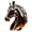 125ml-transparent, variant on Horse Head Themed Whiskeys Decanter With Leak Proof Lid For Cocktail Parties And Collectors Beverage Storage Solution