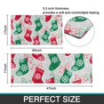 thumbnail image 7 of Christmas Stocking Pattern Kitchen Rugs Sets Of 2,Anti Fatigue Kitchen Mat Rugs Non Slip Washable,Decorative Kitchen Floor Mats for Kitchen,Sink,Laundry,17"x30"+17"x47", 7 of 7