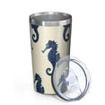 thumbnail image 2 of Ocean Seahorse 10oz Tumblers Stainless Steel Tumbler with Lid and Straw,Vacuum Insulated Double Wall Travel Tumbler Cups with Cleaning Brush for Coffee, Tea, 2 of 4